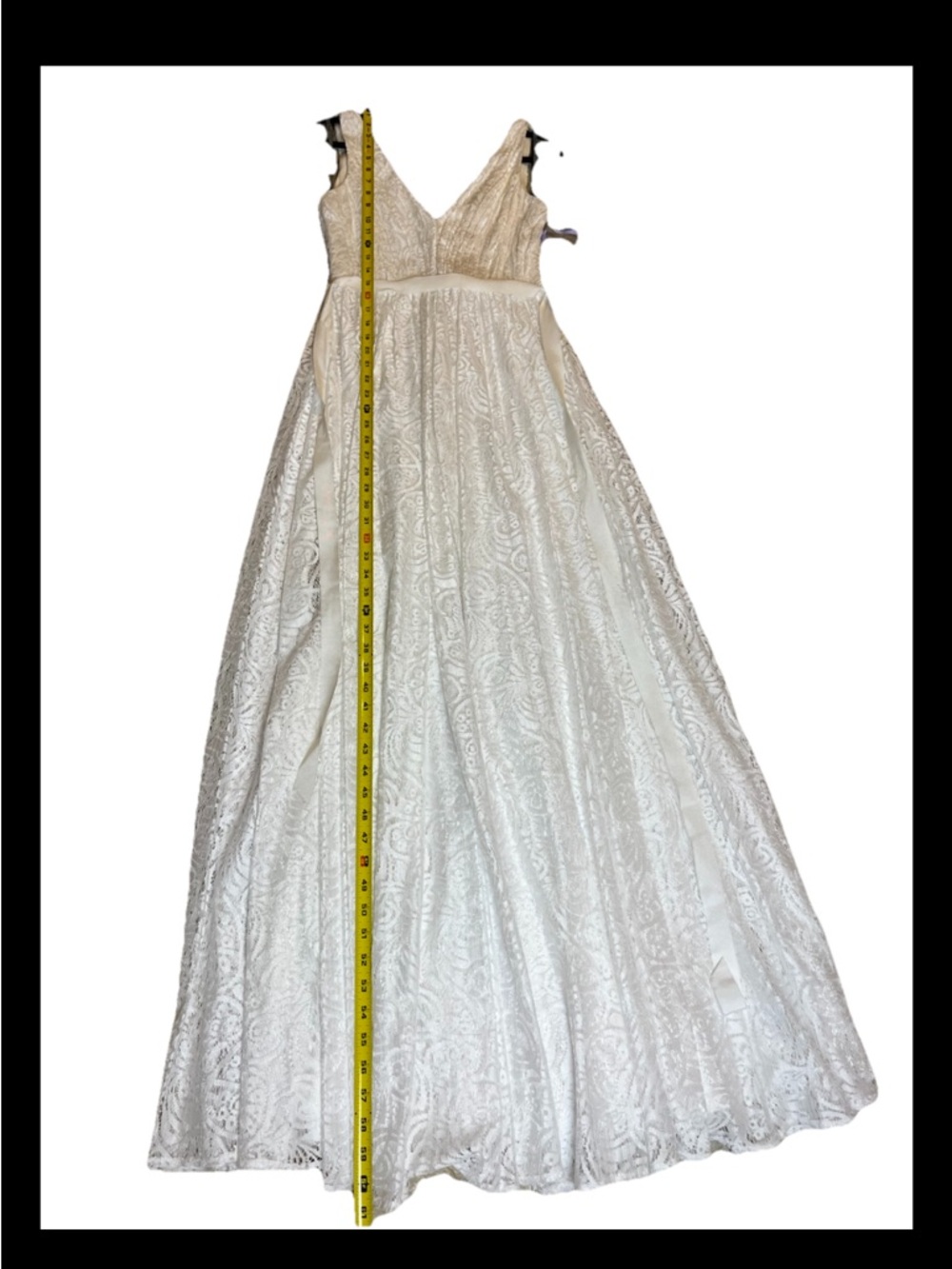 Vera Wang NWT White Lace Maxi Dress Sz 2 Bridal Destination Wedding Elopement - Picture 14 of 15